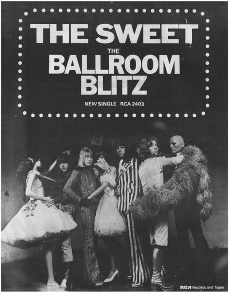 Ballroom Blitz, Rca Records, The Sweet, Ballroom, Movie Posters, Film Posters