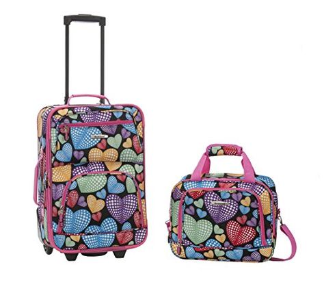 Rockland 2 Piece Luggage Set Newheart One Size * Want to know more, click on the image. Rockland Luggage, Christmas Wear, Skate Wheels, New Heart, Beauty Gift Sets, Baby Sale, Luggage Sets, Carry On Luggage, Boot Shoes Women