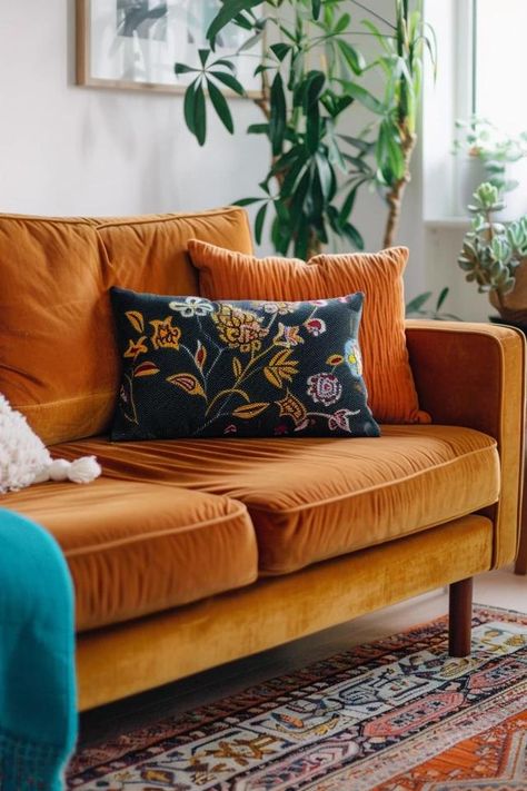 Boho Sofas, Couches, and Chairs - Discover Comfy Bohemian Style Sofas for Home Boho Sofas, Boho Seating, Colorful Couch, Boho Couches, Bohemian Style Sofa, Bohemian Sofa, Modern Futon, Boho Sofa, Couch Design