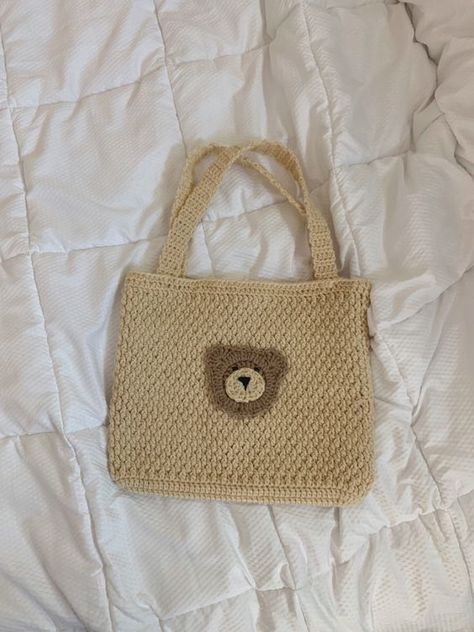 🧸 crochet tan tote bag ! small crochet bag aesthetic #small rochetbagaesthetic #crochet #crochetbag #crochetbags 2.1300 Crochet Bag Aesthetic, Free Crochet Bag Patterns, Small Crochet Bag, Crochet Blouse Free Pattern, Crochet Brown, Crochet Sweater Design, Tan Tote Bag, Tan Crochet, Crochet Neck Warmer