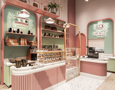 Cake Shop Interior, Cookies Shop, Cake Shop Design, Bakery Shop Design, Bakery Interior, Bakery Design Interior, Bakery Decor, Coffee Shop Interior Design, Cafe Shop Design