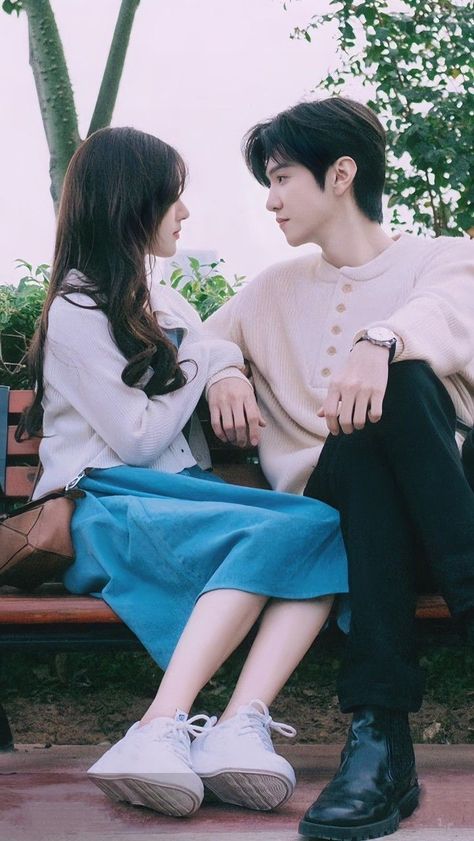 Hidden Love Pictures, Hidden Love Couple, Hidden Love Aesthetic, Manhwa Reference, Amazing 3d Tattoos, Korean Couple Photoshoot, Chen Zheyuan, 3d Tattoos, Hidden Love