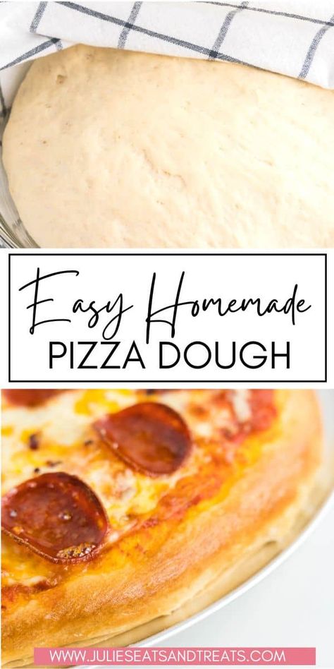 If you're tired of ordering takeout and want to try your hand at homemade pizza, then this recipe for homemade pizza dough is for you! With just a few simple ingredients, you can make a delicious pizza crust that is crispy on the outside and soft and chewy on the inside. Perfect for making a homemade pizza and so much more! Homemade Italian Pizza Dough, Homemade Italian Pizza, Easy Homemade Pizza Dough, Homemade Pizza Dough Recipe, Homemade Pizza Dough Easy, Pizza Dough Recipe Easy, Easy Pizza Dough, Diy Easy Recipes, Easy Homemade Pizza