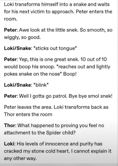 Spider Man Incorrect Quotes, Loki And Peter Parker Fanart, Peter Parker Incorrect Quotes, Peter And Loki, Marvel Comics Funny, Superfamily Avengers, Marvel Headcanon, Funny Marvel Memes, Marvel Quotes