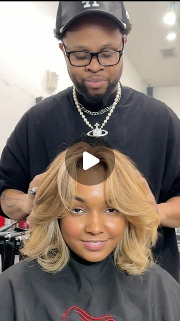 Dereq C | Atlanta Cut & Colorist on Instagram: "We turned her all the up! Took her virgin natural hair to new heights using all @wellahairusa ! I think blond is definitely her color! What y’all think?  Link in the bio to book!" Collar Bone Blonde Hairstyles, Blonde 4c Natural Hair, Heavy Blonde Highlights On Dark Hair, Short Blonde Hairstyles For Black Women, Black Woman Blonde Hair, Blonde Hair Color Ideas Black Women, Ash Blonde Natural Hair Black Women, Honey Blonde Hair Black Women, Curly Blonde Bob