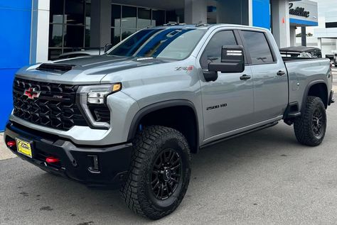 Chevy Silverado 2500HD Heavy-Duty ZR2 Diesel Chevy 2500, Lifted Silverado, Chevy Trucks Silverado, Chevrolet Cars, Dream Trucks, Chevy Silverado 2500 Hd, Armored Truck, Custom Chevy Trucks, Chevy Silverado 2500