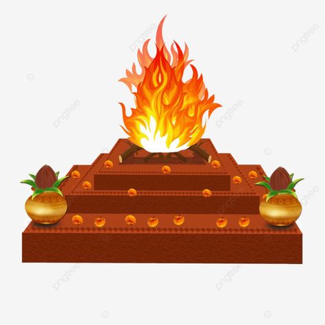 indian hindu wedding mandap design havan and homam vector fire kalash pot image Homam Pooja Decoration, Wedding Mandap Design, Hindu Wedding Mandap, Havan Kund, Outdoors Logo Design, Indian Hindu Wedding, Png Editing, Lcd Unit, Fire Png