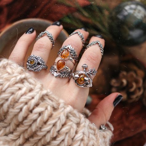 Witchy Rings, Afro Jewelry, Boho Nature, Wishbone Ring, Bohemian Ring, Jewelry Website, Ring Stack, Olive Leaf, Bohemian Rings