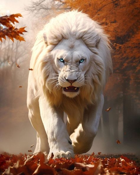 Fall Instagram, Wild Animal Wallpaper, Lion Artwork, Lion Photography, Wild Lion, Lions Photos, Lion And Lioness, Albino Animals, Lion Wallpaper