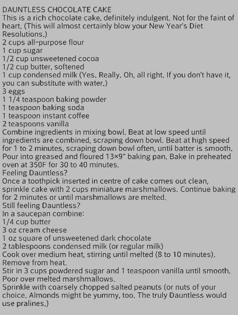 Dauntless Cake Recipe, Dauntless Cake, Rich Chocolate Cake, Unsweetened Cocoa, Divergent, Cake Recipe, Chocolate Cake, Cupcake Cakes, Cake Recipes