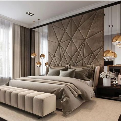 Bedroom Ideas Luxury, Modern Luxury Bedroom, Luxury Bedroom Design, Luxury Bedroom Master, Bedroom Bed Design, Bed Furniture Design, Luxury Homes Interior, Bedroom Furniture Design, Master Bedrooms Decor