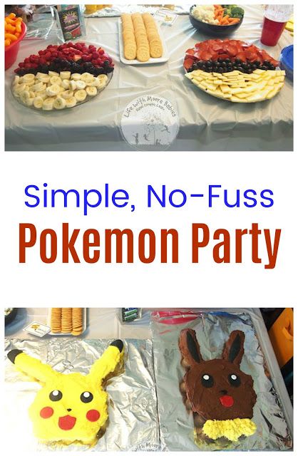 Pokemon Birthday Party Ideas Food, Pokemon Party Food Snacks, Pokemon Party Snacks Food Ideas, Pokemon Theme Snacks, Pokemon Birthday Snack Ideas, Pokemon Dinner Ideas, Pokemon Appetizers, Pokemon Theme Food, Simple Food For Birthday Party