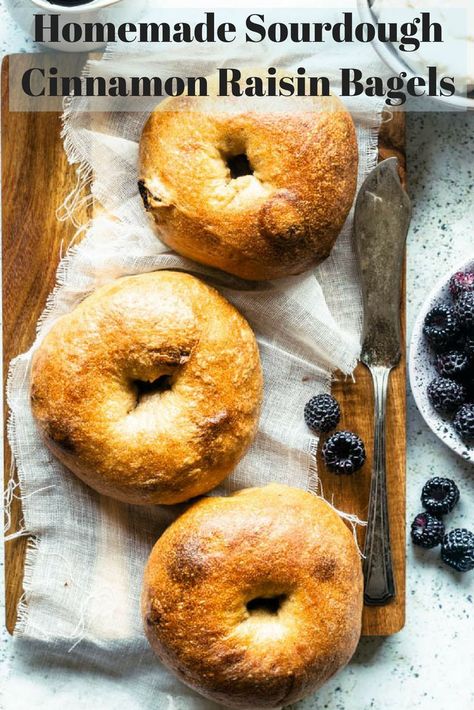 Sourdough Cinnamon Raisin Bagels. Pies and Tacos #bagels #sourdough #raisin #cinnamon Sourdough Cinnamon Raisin, Cinnamon Raisin Bagels, Raisin Bagels, Pies And Tacos, Cinnamon Raisin Bagel, Sourdough Bagels, Cinnamon Raisin, Sourdough Recipes, Sourdough Starter