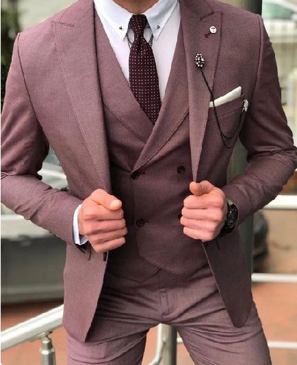 mink 3 piece men suit mink wedding suit summer wedding suit beach wedding suit groomsmen suit dinner men suit pink groom suit gift for men Pink Suit Men, Rosé Suit, Rose Palette, Mens Wedding Suits, Suits Formal, Suit Groom, Dinner Suit, Suit Ideas, Suit Tie