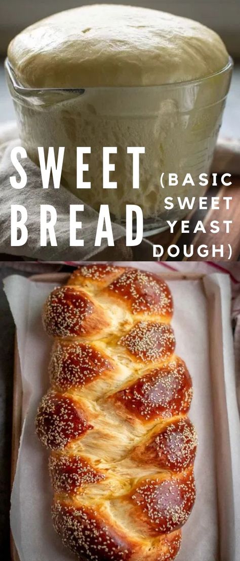 Sweet Yeast Dough, Sweet Bread Recipe, Yeast Dough, Coconut Bread, Yeast Breads, Bread Loaf, Bread Machine Recipes, French Toast Casserole, Bread Recipes Sweet