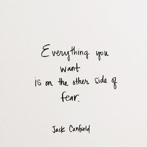 Push past the fear and get to the other side. Fear Quotes, Jack Canfield, Job 1, Jesus Wallpaper, Women Figure, Im Trying, Coaching Business, The Other Side, Career