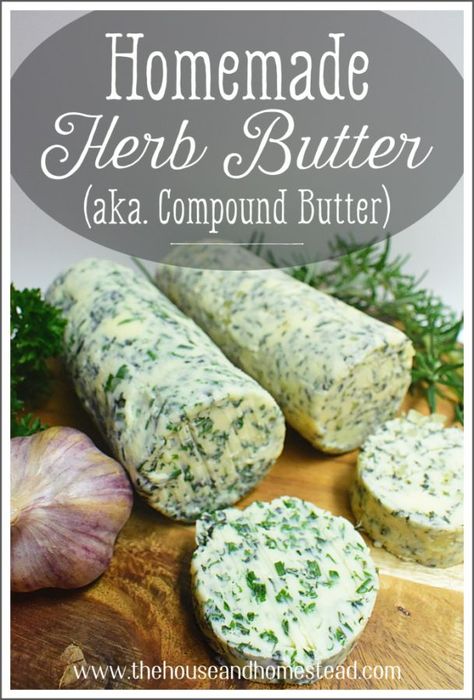 This homemade herb butter is versatile and easy to make. Plus, it's a fantastic way to preserve your fresh summer herbs to enjoy all year long! #herbbutter #compoundbutter Freezing Fresh Herbs, Veggie Christmas, Flavored Butter Recipes, Butter Recipes Homemade, Compound Butter Recipe, Fresh Herb Recipes, Cooking With Fresh Herbs, Spiced Butter, Basil Recipes