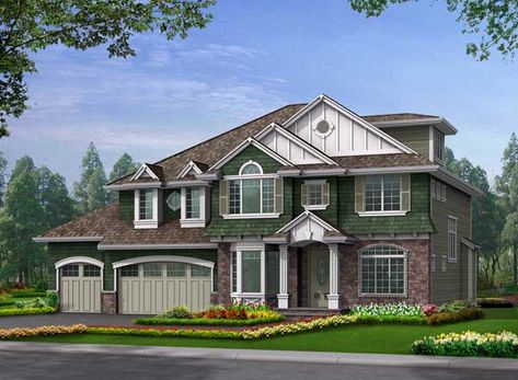 Hamptons House Plans, Hamptons Style House Plans, 500 Sq Ft House, Hampton Style House, Mattress Ideas, 1500 Sq Ft House, 6 Bedroom House Plans, Tandem Garage, Thai House