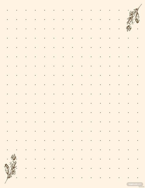 Paper Template Design, Notebook Paper Template, Paper Grid, Grid Notebook, Dot Grid Notebook, Dot Grid, Google Docs, Paper Template, Notebook Paper