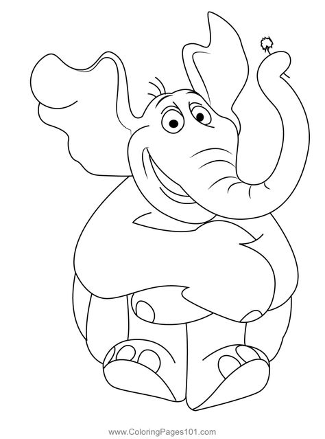 Hort Coloring Page Horton Hears A Who, Carnival Food, Food Coloring Pages, Dinosaur Eggs, Coloring Eggs, Free Printable Coloring, Cat Colors, Free Printable Coloring Pages, Halloween Cat