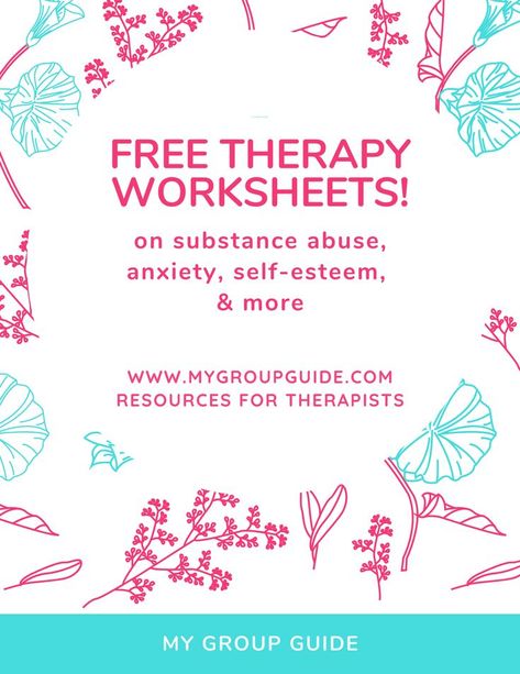 Therapy Resources: We provide mental health professionals with worksheets, group activities, & more! Substance Use Worksheets, Counseling Worksheets Therapy Tools, Free Therapy Worksheets, Therapy Workbooks, Free Planner Printables, Health Worksheets, Group Therapy Activities, Therapy Interventions, Counseling Worksheets