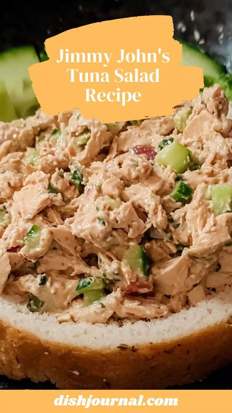 Jimmy John’s Tuna Salad Recipe – Dish Journal Cajun Tuna Salad, Jimmy Johns Tuna Recipe, Jimmy Johns Tuna Salad Recipe, Tuna Salad Sandwich Recipe, Tuna Salad Recipe Easy, Tuna Fish Salad, Best Tuna Salad Recipe, Tuna Salad Ingredients, Best Tuna Salad