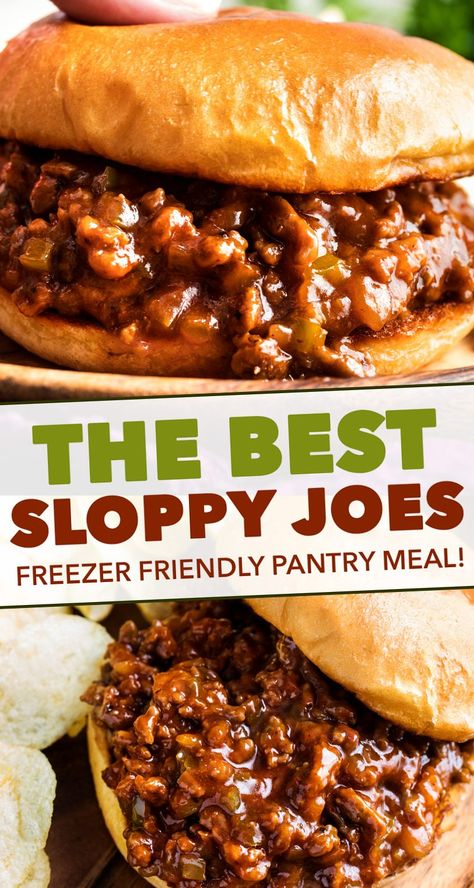 Best Sloppy Joes, Homemade Sloppy Joe Recipe, Loose Meat Sandwiches, The Chunky Chef, Chunky Chef, Homemade Sloppy Joes, Joe Recipe, Sloppy Joes Recipe, Sloppy Joe