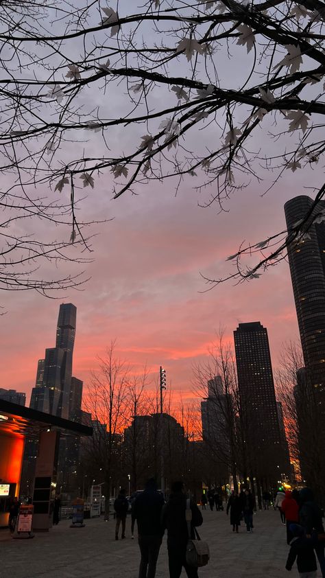 Chicago Illinois Aesthetic, Illinois Aesthetic, Sunset Chicago, Fall In Chicago, South Chicago, Chicago Sunset, Chicago Wallpaper, Aesthetic Man, Plainfield Illinois