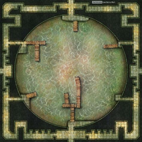 This vast open 'lake' sits at the heart of the city sewer system. #lokebattlemats #battlemap #battlemat #map #dnd #rpg #ttrpg #whfrp #pathfinder #dungeons #dragons #5e #fantasy #dungeon #sewer Fallout Map, Fantasy Dungeon, Dragons 5e, System Map, Dnd World Map, Building Map, Sewer System, Tabletop Rpg Maps, Dnd Maps