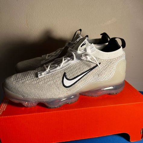 Size 11 - Nike Air VaporMax Flyknit 2021 Monochrome Vapormax Flyknit 2021, Nike Air Vapormax Flyknit, Vapormax Flyknit, Air Vapormax, Nike Air Vapormax, Nike Air, Sneakers Nike, Sport Shoes, Nike