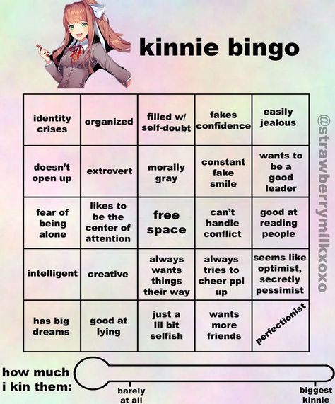 Ddlc Kinnie Bingo, Monika Kinnie Bingo, Undertale Kinnie Bingo, Natsuki Kinnie Bingo, Kinnie Bingo Template, Sayori Kinnie Bingo, Monika Ddlc Kinnie Bingo, Ranboo Kinnie Bingo, Yuri Kinnie Bingo