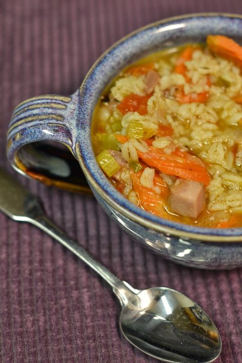 Ham Barley Soup, Ham Bone Recipes, Barley Soup Recipe, Ham Soup, Best Soup Recipes, Barley Soup, Always Cold, Ham Recipes, One Pot Meals