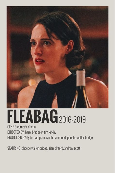 Fleabag Minimalist Poster, Polaroid Movies, Fleabag Poster, The Beguiled, Series Posters, Polaroid Poster, Andrew Scott, Poster Minimalist, Collage Wall