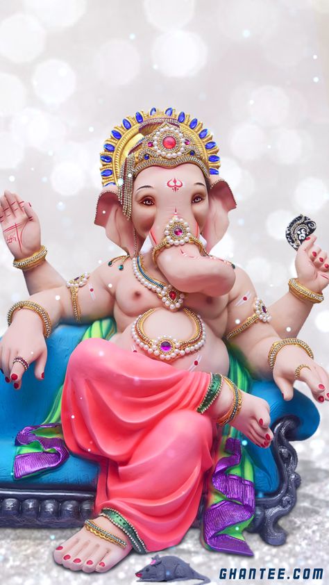 ganesh hd wallpaper for iphone | full HD | Ghantee Ganesh Hd Wallpaper, Ganpati Photo Hd, Ganesh Ji Images, Ganpati Bappa Wallpapers, Ganpati Bappa Photo, Shri Ganesh Images, Happy Ganesh Chaturthi Images, Temple Photography, Baby Ganesha