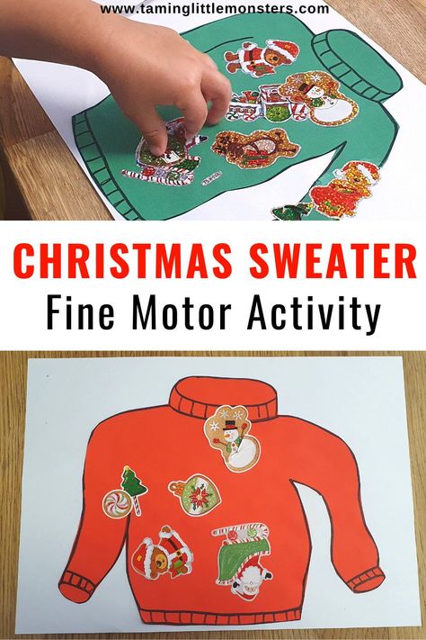 December Lesson Plans, Christmas Lesson Plan, December Lessons, Christmas Activities For Toddlers, Preschool Christmas Activities, Sticker Activity, Christmas Lesson, December Activities, Fine Motor Activity