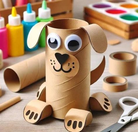 Paper Roll Animals, Paper Animal Crafts, Animals Crafts, Arts And Crafts For Teens, Classroom Birthday, Toilet Paper Crafts, Egg Carton Crafts, Toddler Arts And Crafts, Toilet Paper Roll Crafts