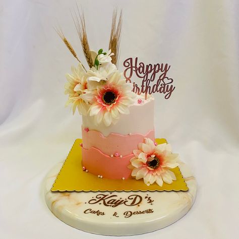 6” chocolate marble cake with artificial flowers Cake With Artificial Flowers, Artificial Flower Cake, Flowers For Cake, Chocolate Marble Cake, Cakes For Women, Marble Cake, 80th Birthday, Creative Cakes, Party Snacks