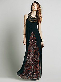 Demeter Gown Long Dresses Casual Maxi, Free People Maxi, Style Hijab, Maxi Gown Dress, Chiffon Maxi Dress, Boho Maxi, Maxi Gowns, Fashion Over 40, Boho Maxi Dress