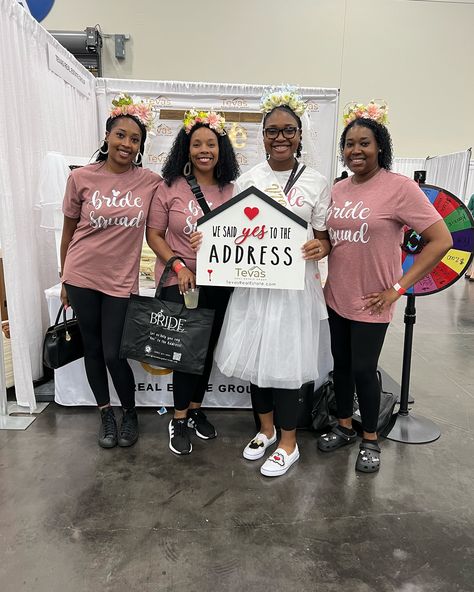 Some of the first visitors to our Tevas Real Estate Group booth at the Bridal Extravaganza on July 13-14, 2014. Awesome to be part of such an amazing brokerage that supports it's agents this way. If you're a realtor looking to join a great group that's actually cares about it's agents growth, hit me up in the DMs. Real Estate Bridal Show Booth, Bridal Show Booths, Show Booth, Bridal Show, The One, Real Estate, Quick Saves