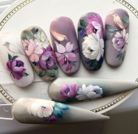 Peony Nail Art, Beautiful Wedding Nails, Summer Nails Coffin, Latest Nails, Best Summer Nails, Summer Nails Ideas, 3d Nail Art Designs, Shape Nails, Nails Arts