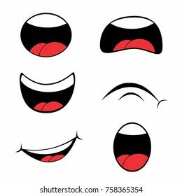 Mouth Template Free Printable, Cartoon Mouth Reference, Eyes And Mouth Drawing, Cute Mouth Drawing, Cartoon Mouth Drawing, Mouth Drawing Cartoon, Eyes Cartoon Drawing, Animated Mouth, Mouth Template