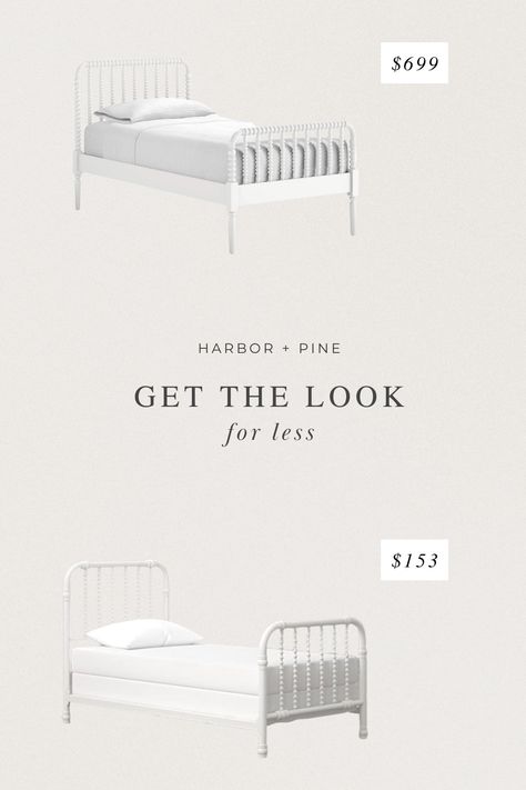 Get the look for less: Kids Twin Bed Lifestyle and design brand for inspired living. Jenny Lind Bed Girl Room, Spindle Twin Bed, White Twin Beds, Jenny Lind Twin Bed, White Twin Bed, Pink Twin Bed, Jenny Lind Bed, Girls Twin Bed, Wood Twin Bed