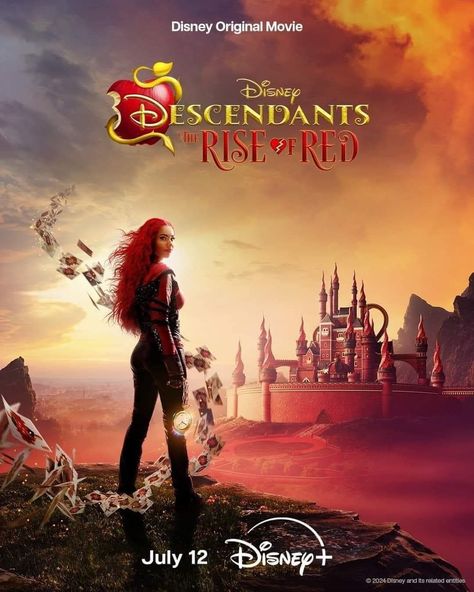 Descendants Pictures, Disney Original Movies, Descendants Wicked World, Brandy Norwood, Disney Descendants Movie, Isle Of The Lost, Red Images, Summer Movie, Film Disney