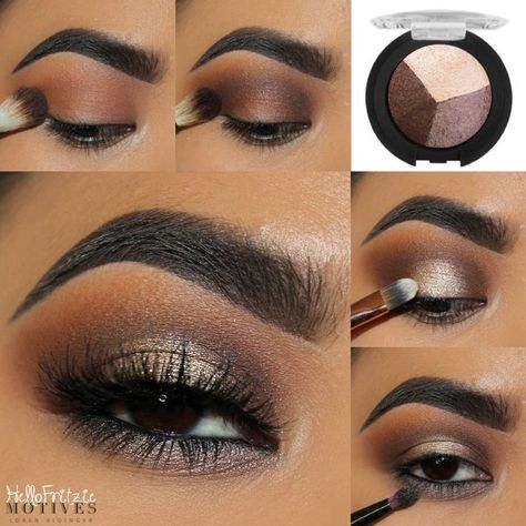 Wave Sign, Brown Skin Makeup, Makeup Tutorial Eyeshadow, Eye Makeup Pictures, Eye Makeup Steps, Eye Makeup Designs, Makijaż Smokey Eye, Makeup Eyes, Makeup Eye Looks