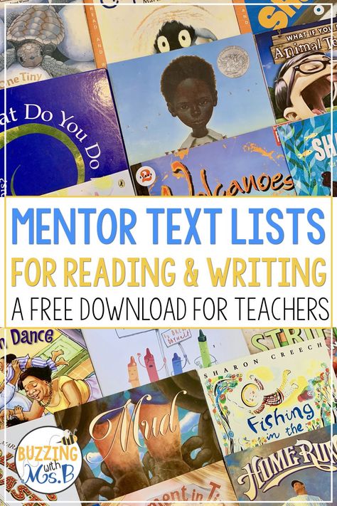 Main Idea Mentor Texts 3rd Grade, Mentor Texts For Character Traits, Realistic Fiction Mentor Texts, Upper Elementary Picture Books, Mentor Texts For Theme, Mentor Texts For Writing, Personal Narrative Mentor Text, Picture Books For Upper Elementary, Reading Skills And Strategies