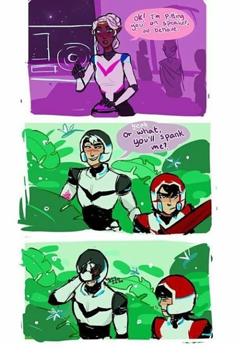 voltron legendary defender | vld | shirogane 'shiro' takashi x allura | shallura | keith kogane | 1/2 Voltron Galra, Voltron Tumblr, Takashi Shirogane, Klance Comics, Voltron Funny, Voltron Comics, Voltron Ships, Voltron Fanart, Voltron Klance