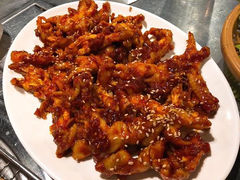 Boneless Chicken Feet Recipe, Dr Food, Prep Meals, Spicy Korean, Korean Recipes, K Food, Food Wars, Aesthetic Filter, Boneless Chicken