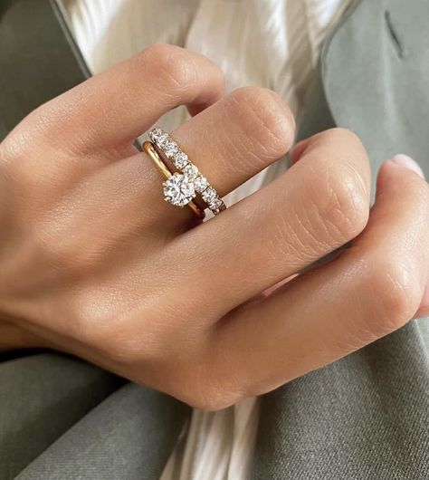 Chloe Ring, Brilliant Cut Diamond Ring, Creative Jewelry Photography, Chloe Rose, Timeless Ring, White Gold Set, White Gold Wedding Bands, Yellow Gold Setting, Rose Gold Band