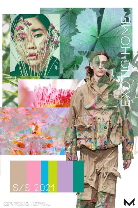 Colour Moodboard, Fashion Trending Moodboard, Exotic Homes, Sportswear Trends, Colour Consultant, Fabric Patterns Design, Color Trends Fashion, Fashion Forecasting, Mood Board Inspiration