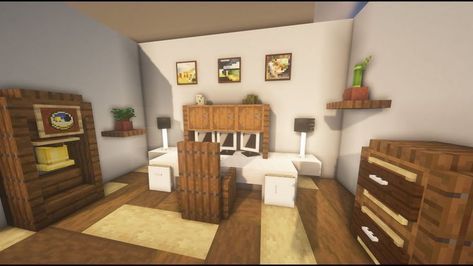 Minecraft Office Ideas, Office Minecraft, Minecraft Office, Bright Home Office, Minecraft Furniture Ideas, Interior Design Minecraft, Minecraft Interior, Bright Home, Minecraft Cottage